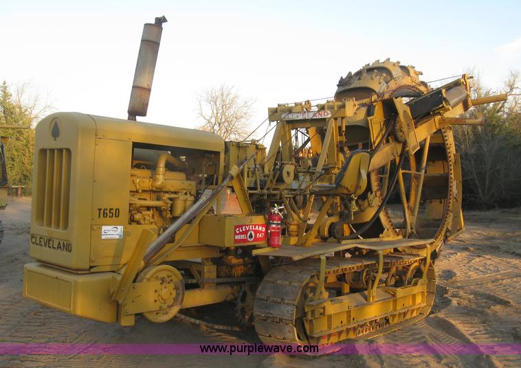 image for item J2855 1966 Cleveland 247 bucket wheel trencher