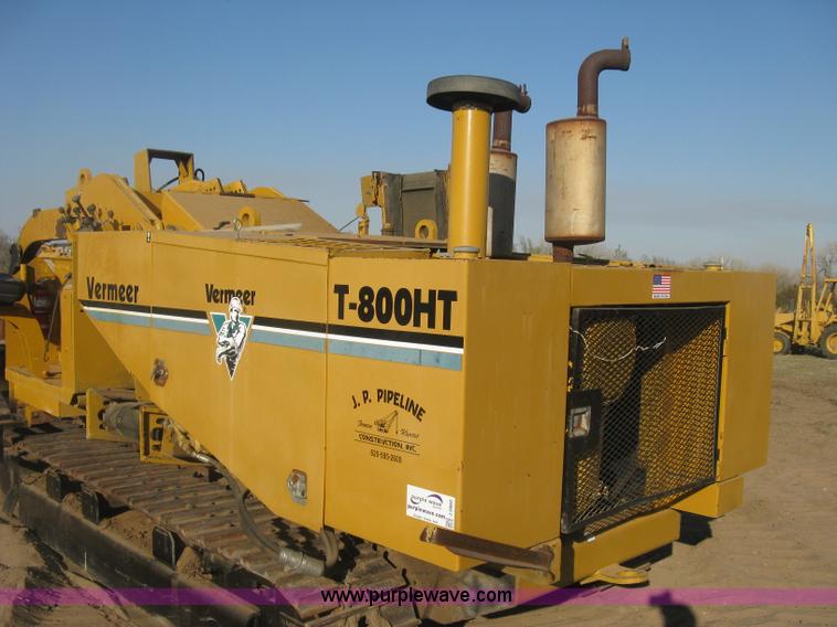 image for item J2860 1995 Vermeer T800HT trencher