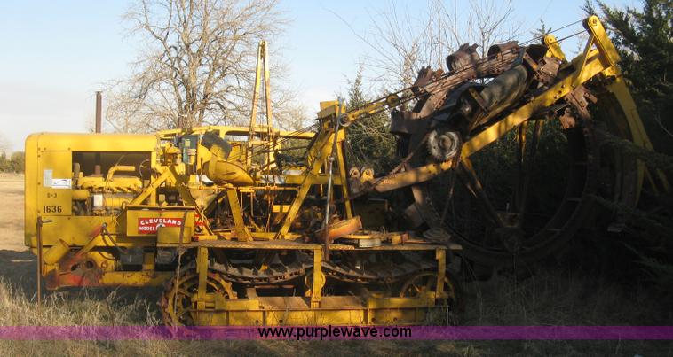 image for item J2861 1964 Cleveland J46-2 bucket wheel trencher