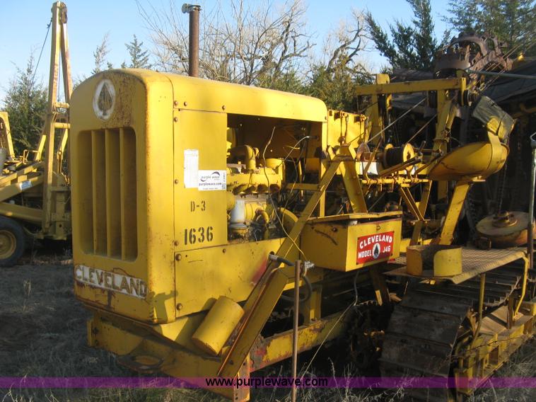 image for item J2861 1964 Cleveland J46-2 bucket wheel trencher