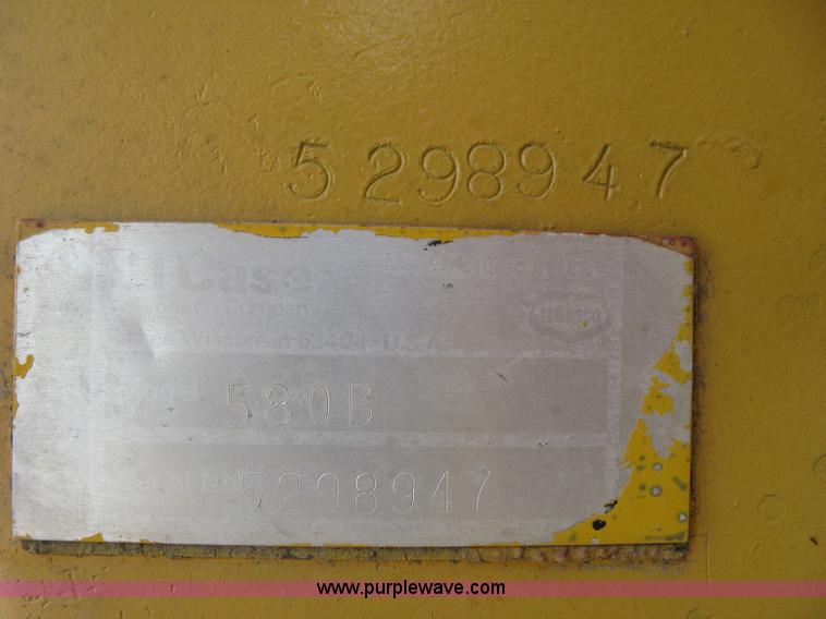 image for item J2862 Case 580B pipelayer