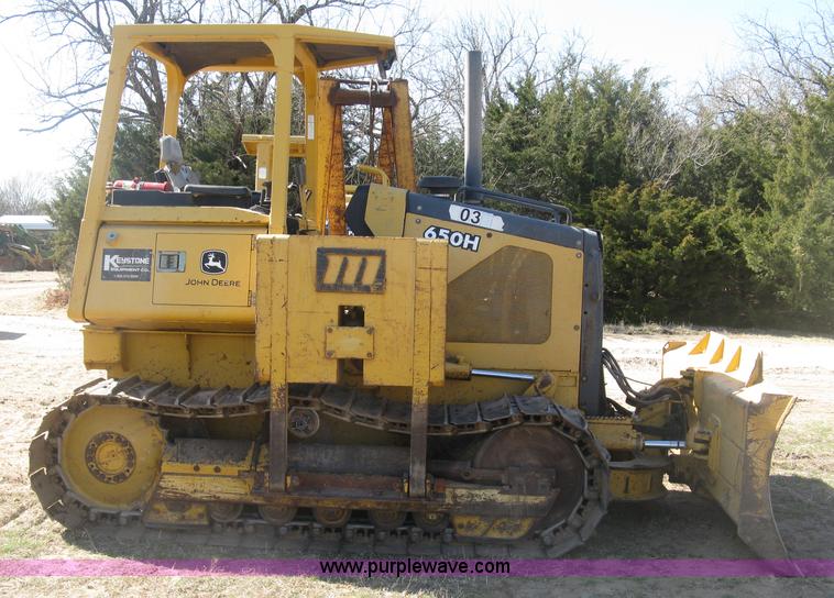 image for item J2871 2003 John Deere 650H pipelayer