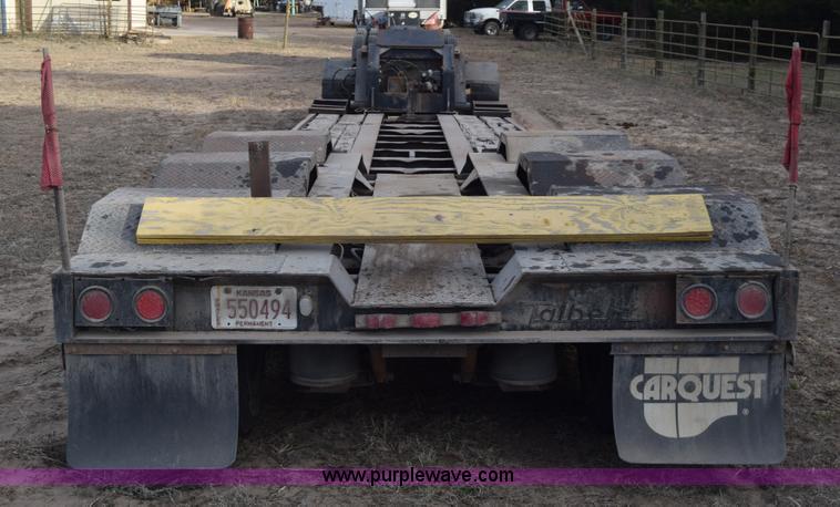 image for item K4307 1988 Talbert equipment trailer