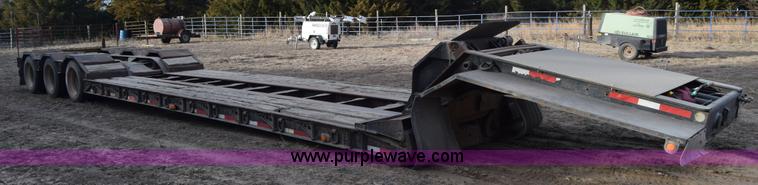 image for item K4307 1988 Talbert equipment trailer