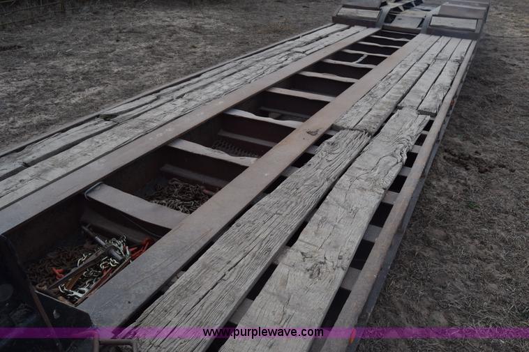 image for item K4307 1988 Talbert equipment trailer