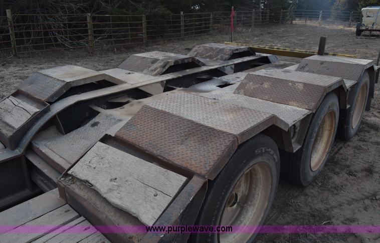 image for item K4307 1988 Talbert equipment trailer