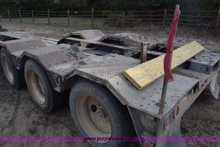 image for item K4307 1988 Talbert equipment trailer