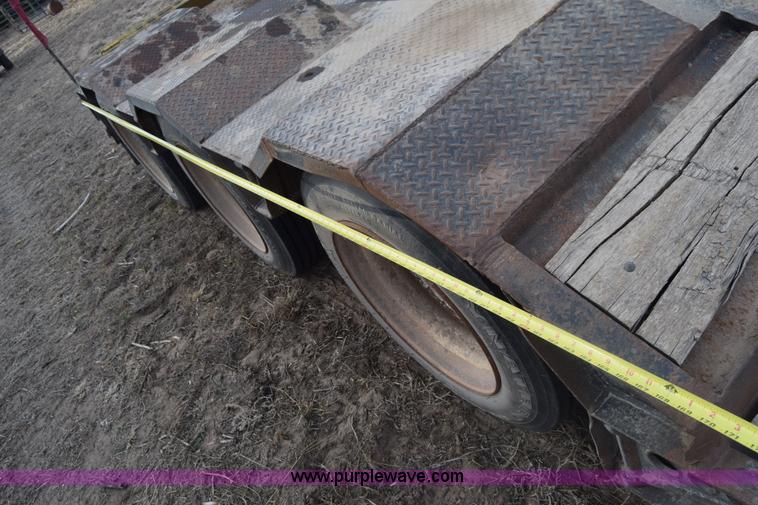 image for item K4307 1988 Talbert equipment trailer