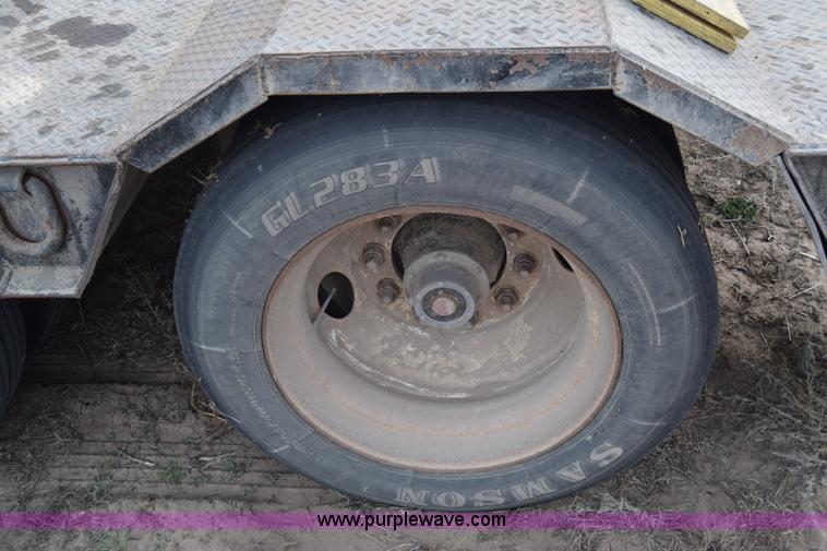 image for item K4307 1988 Talbert equipment trailer