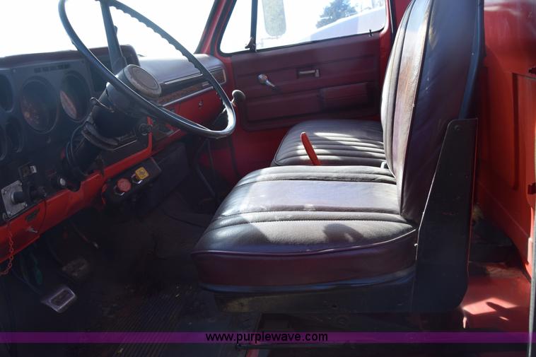 image for item K4310 1975 Chevrolet C65 flatbed winch truck