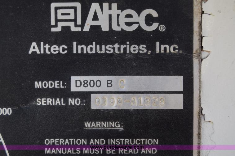 image for item K4315 1991 International 4900 bucket truck