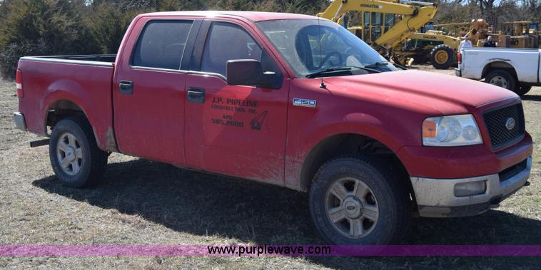 image for item K4323 2004 Ford F150 SuperCrew pickup truck