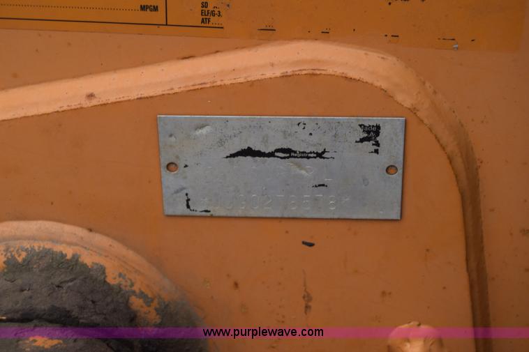 image for item K8595 Case 580 backhoe