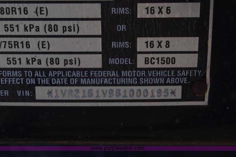 image for item K8607 2006 Vermeer BC1500 wood chipper