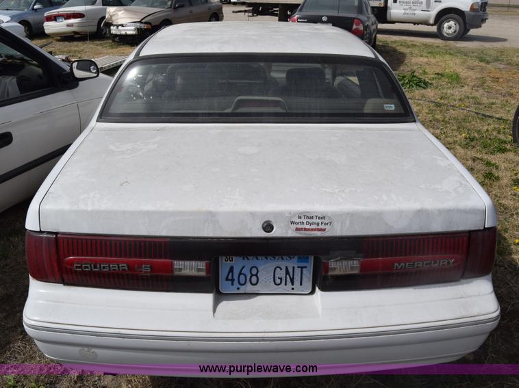 image for item BW9412 1992 Mercury Cougar
