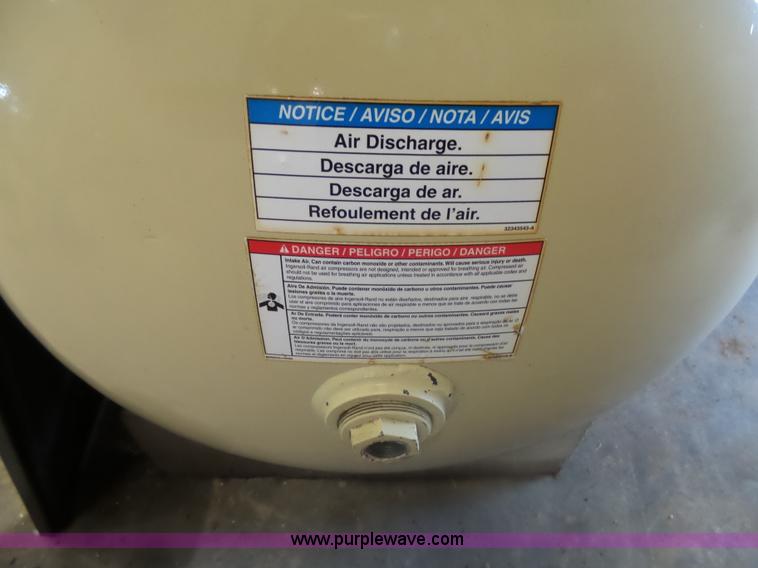 image for item AL9204 2007 Ingersoll Rand UPS-10TAS-150 air compressor