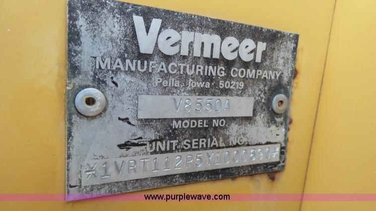 image for item AO9838 2000 Vermeer V8550 cable plow