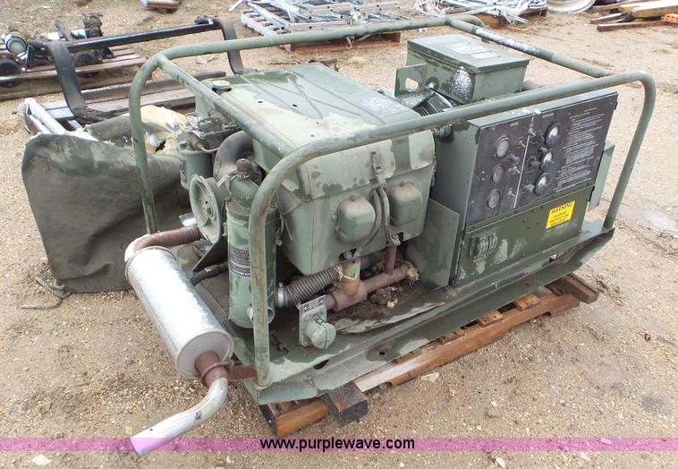1968 U.S. Army generator in Russell, KS Item AV9805 sold Purple Wave