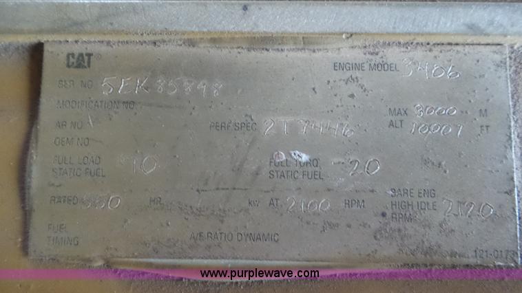 image for item AV9808 Caterpillar 3406E six cylinder diesel engine