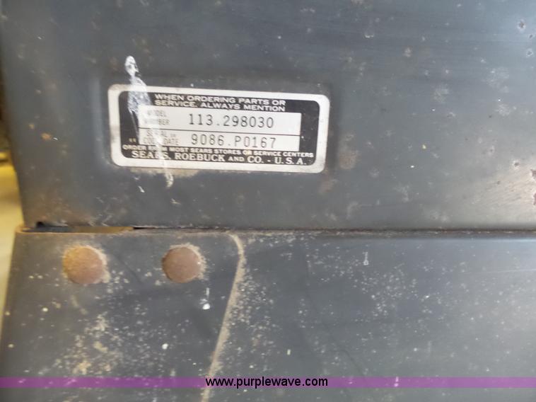 image for item BE9774 Craftsman table saw