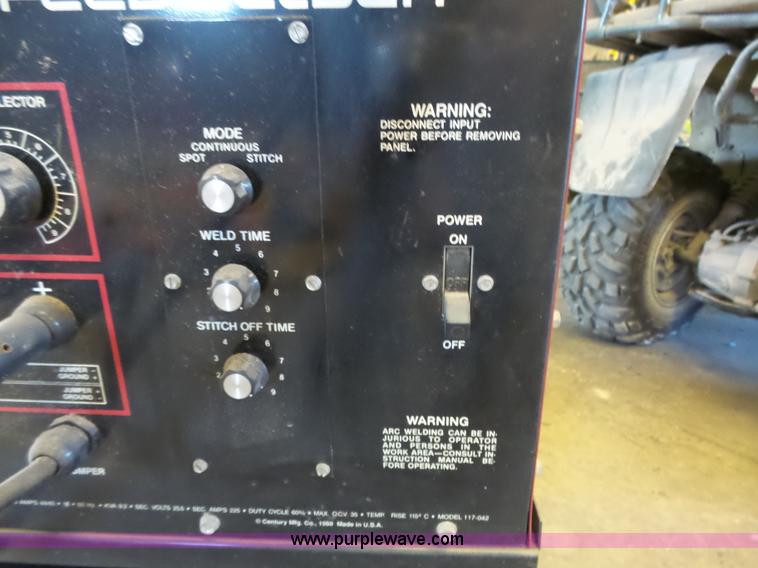 image for item BE9775 Century wire feed welder