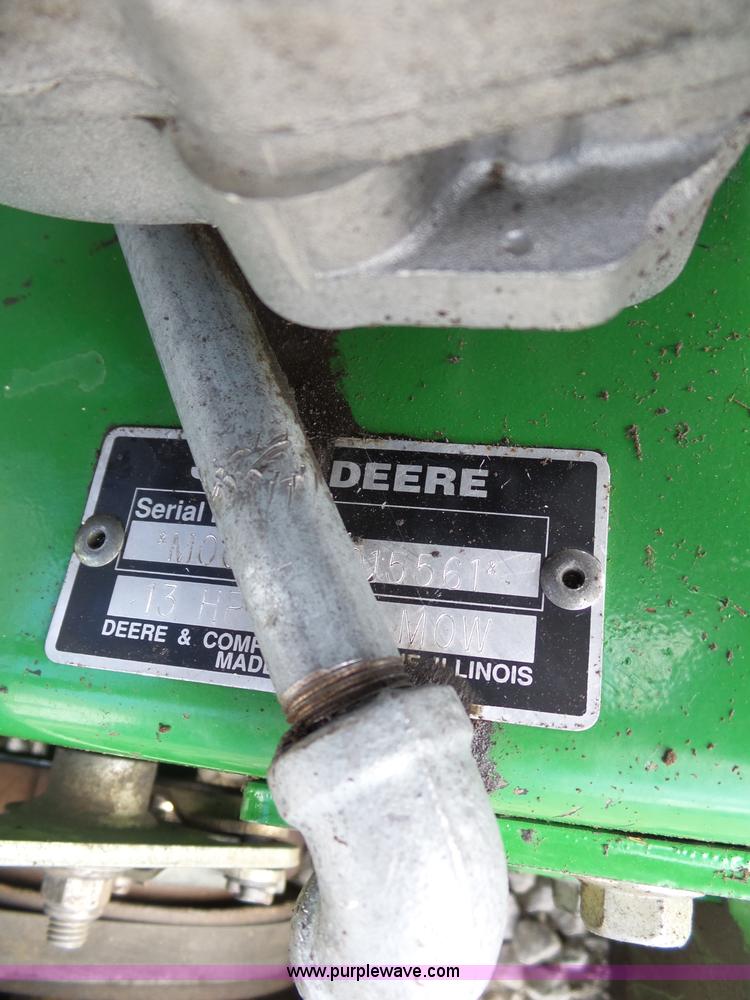 image for item BE9810 John Deere GSS ZTR lawn mower