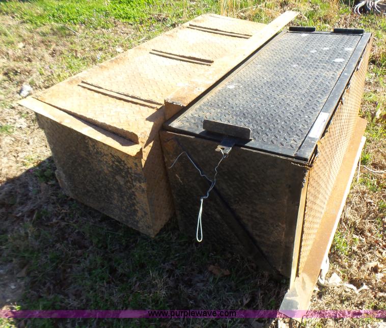 image for item BG9066 (2) steel storage boxes