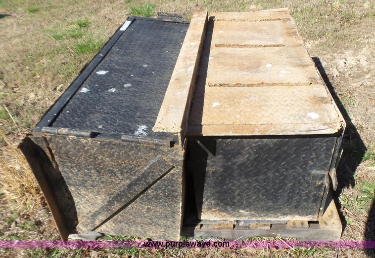 image for item BG9066 (2) steel storage boxes