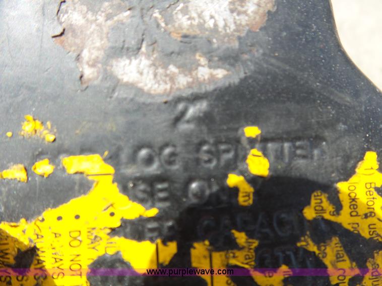 image for item BG9118 Speeco log splitter