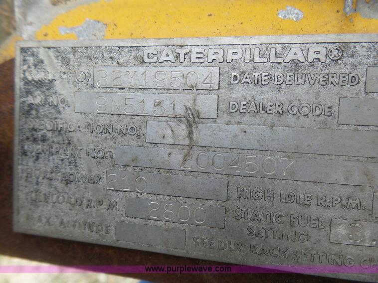 image for item BG9127 Caterpillar 3208 diesel engine