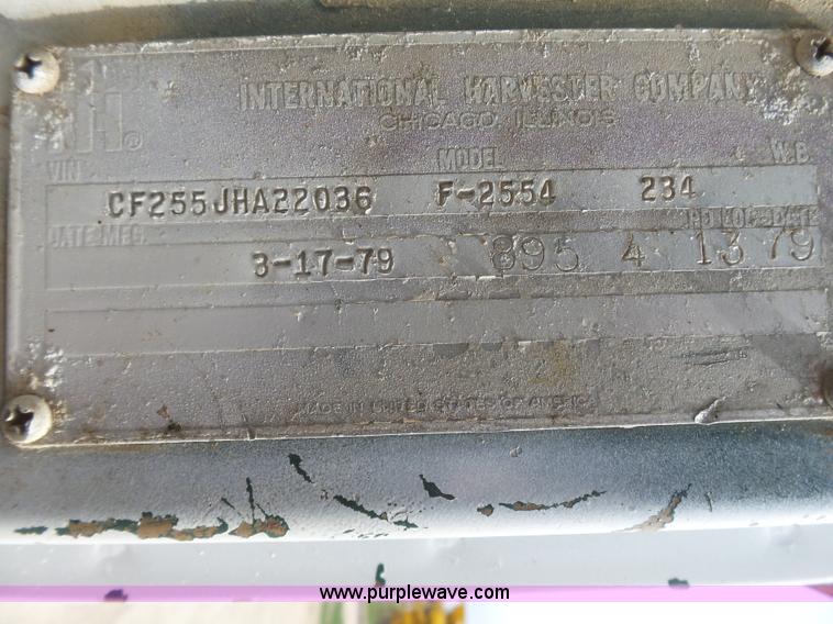 image for item BG9128 1979 International F2574 mixer truck