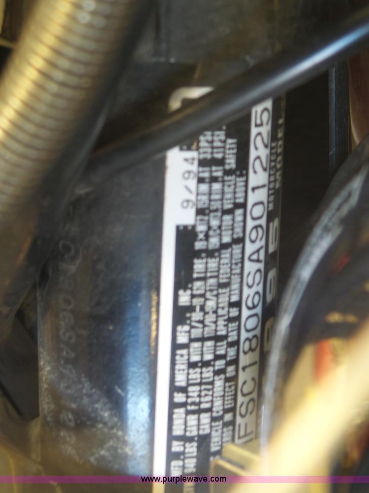 image for item BL9547 1995 Honda Shadow motorcyle