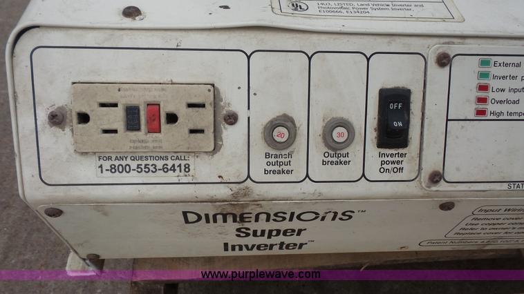 image for item BN9651 Dimensions unlimited inverter