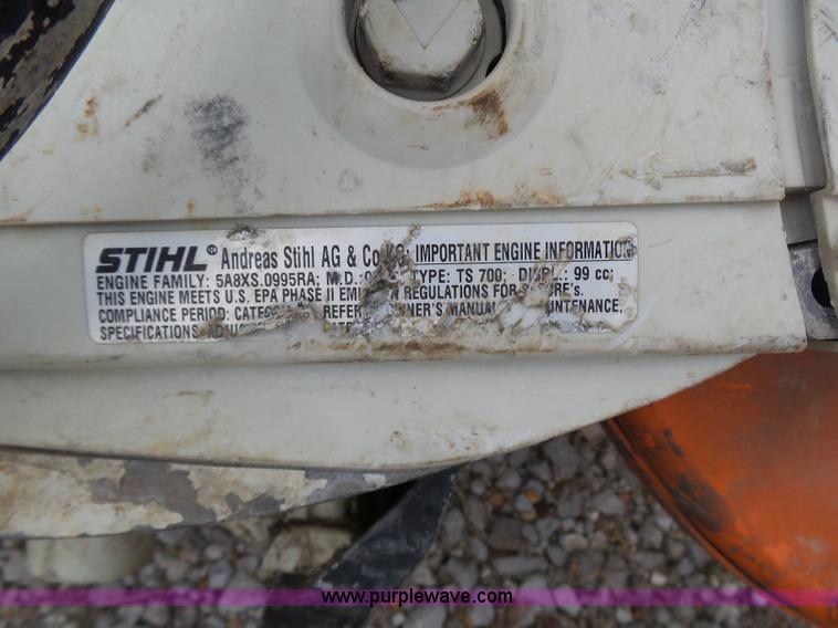 image for item BS9896 Stihl TS700 chop saw