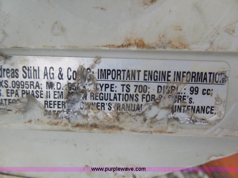 image for item BS9896 Stihl TS700 chop saw