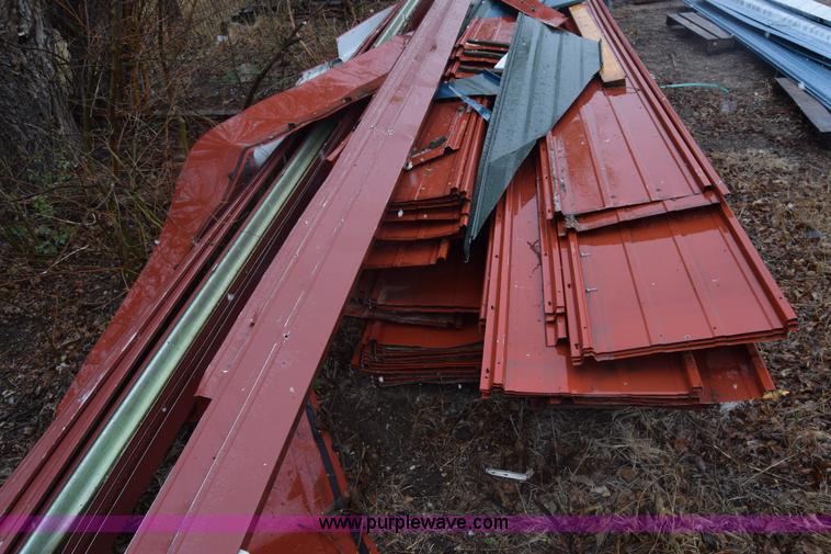 image for item BX9665 Assorted metal roofing