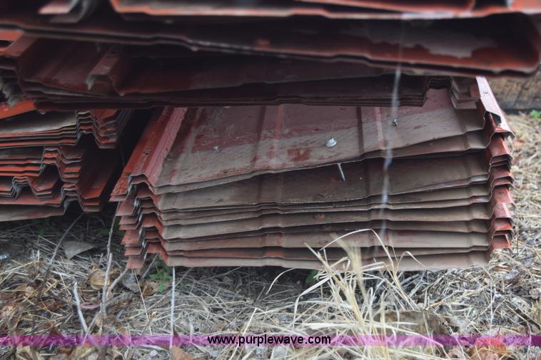 image for item BX9665 Assorted metal roofing