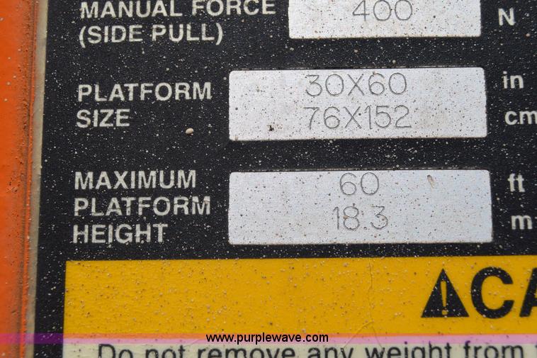 image for item BX9926 1998 Snorkelift ATB60 boom lift