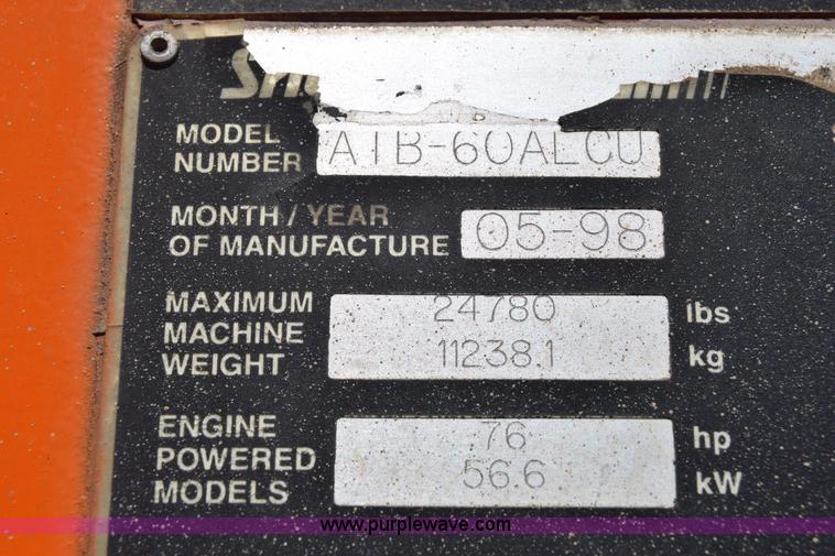 image for item BX9926 1998 Snorkelift ATB60 boom lift