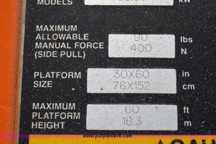 image for item BX9926 1998 Snorkelift ATB60 boom lift