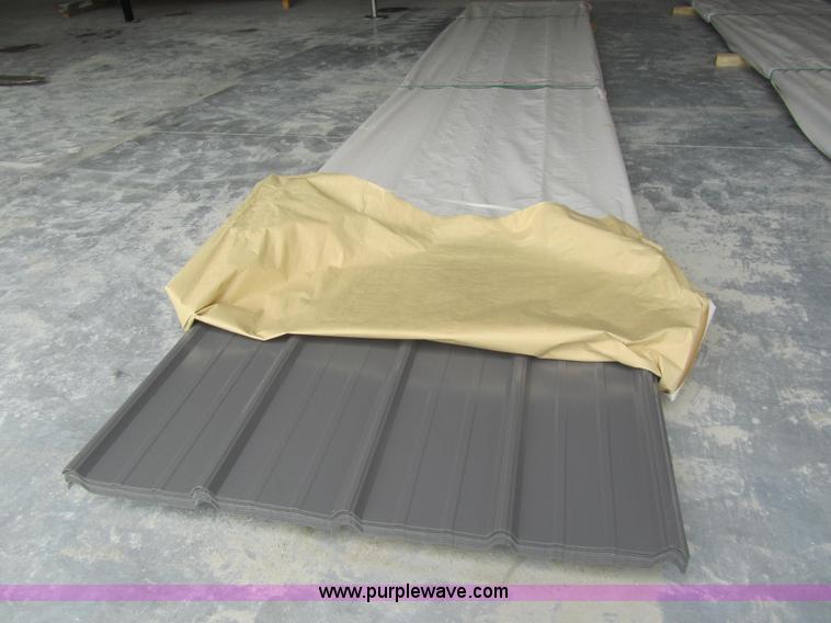 image for item F1242 (80) sheets of metal siding/roofing