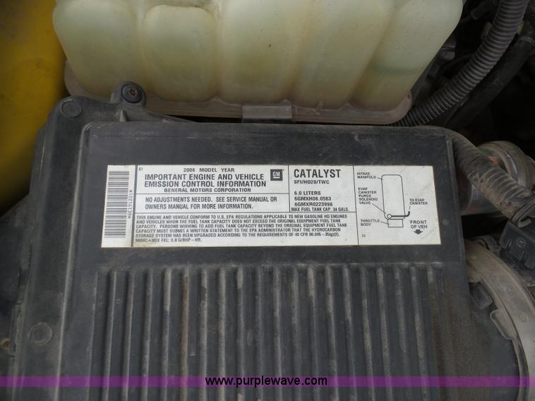 image for item G3714 2006 Chevrolet Silverado 2500HD pickup truck