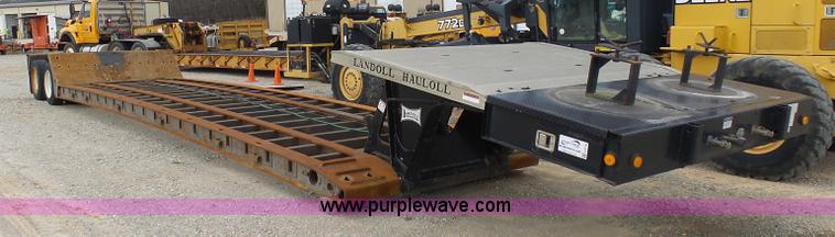 image for item G3718 2003 Landoll Haul All 825A lowboy equipment trailer