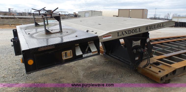 image for item G3718 2003 Landoll Haul All 825A lowboy equipment trailer