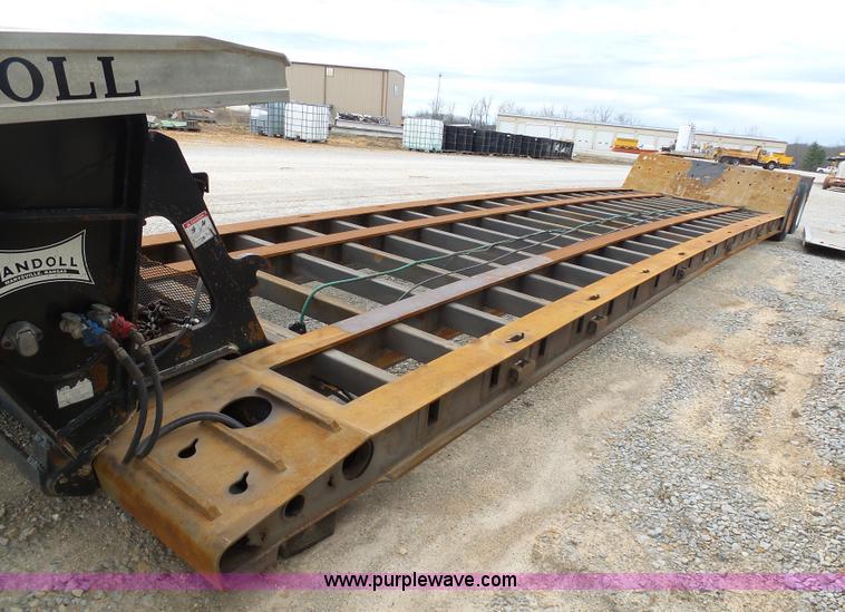 image for item G3718 2003 Landoll Haul All 825A lowboy equipment trailer