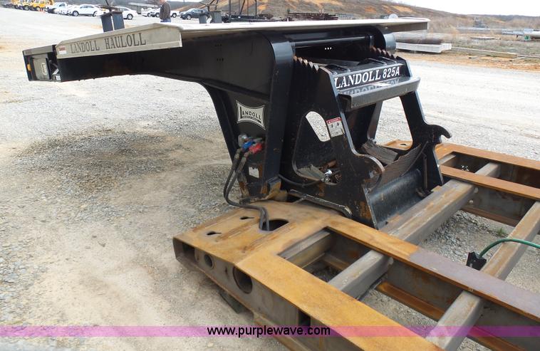 image for item G3718 2003 Landoll Haul All 825A lowboy equipment trailer