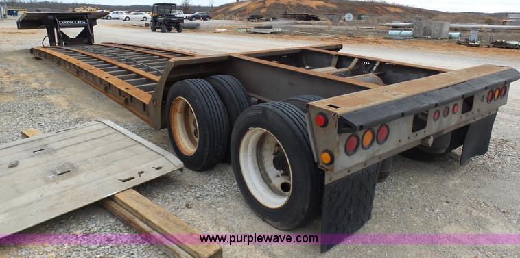 image for item G3718 2003 Landoll Haul All 825A lowboy equipment trailer