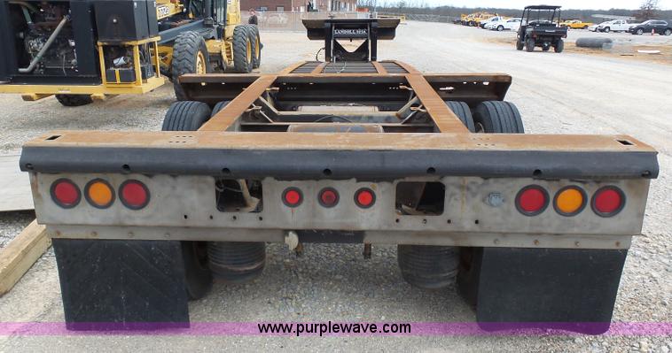 image for item G3718 2003 Landoll Haul All 825A lowboy equipment trailer