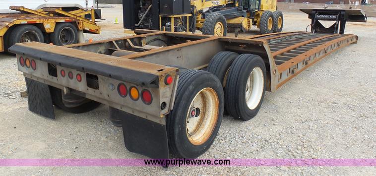 image for item G3718 2003 Landoll Haul All 825A lowboy equipment trailer