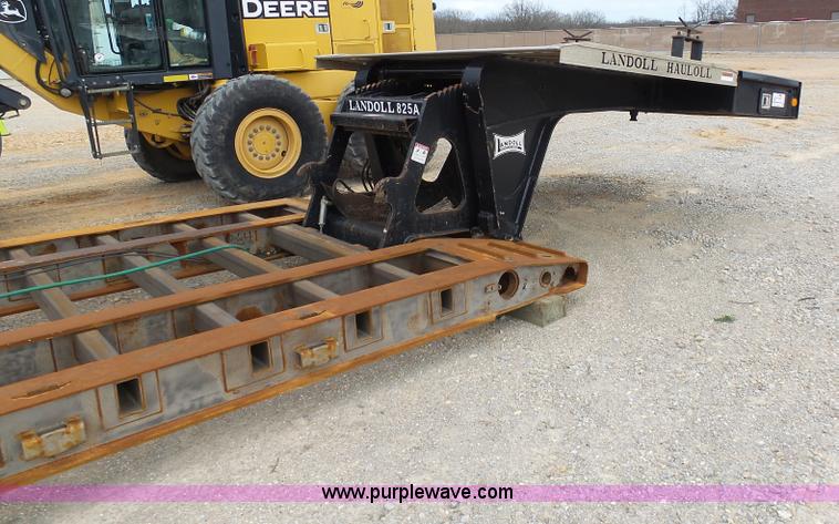image for item G3718 2003 Landoll Haul All 825A lowboy equipment trailer